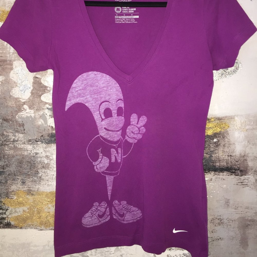 Rare Y2k Nike "Swoosh" Character Peace Tee View 2